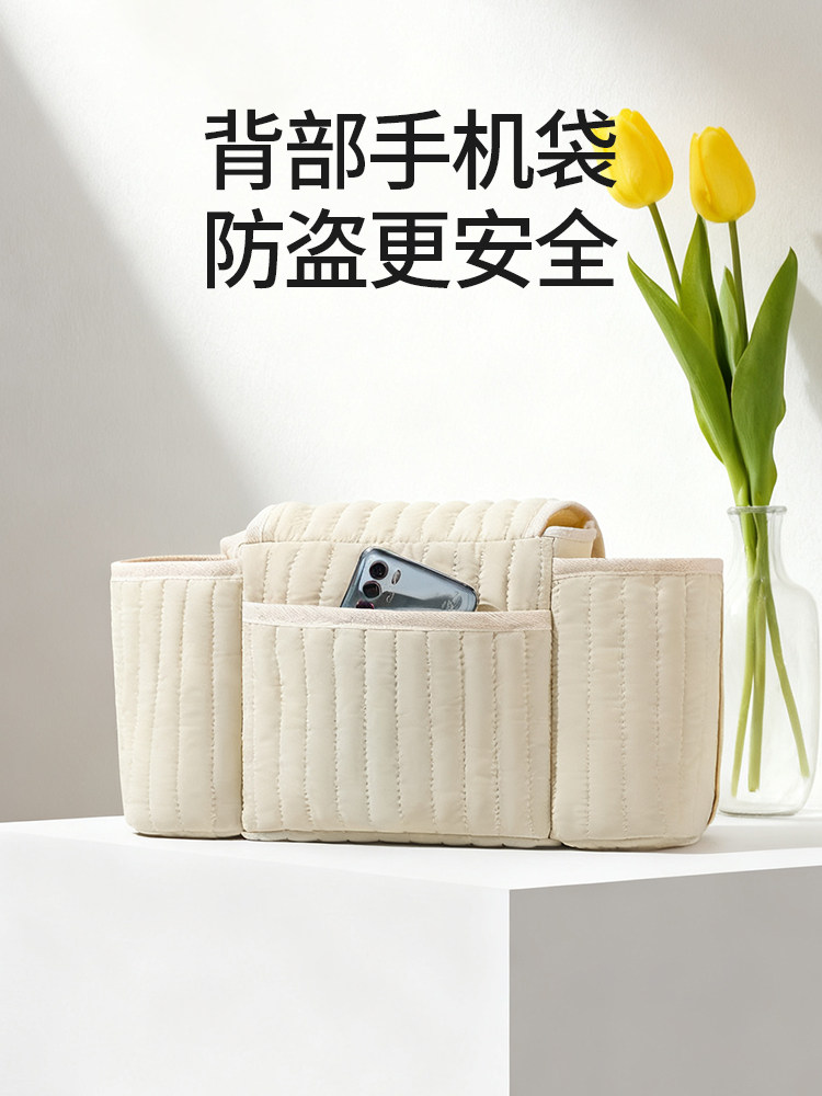 Baby Stroller Hanging Bag Storage Bag, Baby Walking Accessory, Storage Bag with Hook, Universal Baby Stroller Accessory