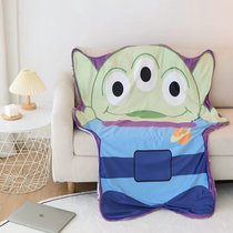 Cute cartoon three-eyed boy blanket summer nap blanket for children baby air conditioner quilt sofa cover blanket can be used as floor mat