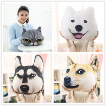 Cute kitty Haschismo dog plush warm hand Bao bagging woman without charge meddling in warm hand cover with pillow cartoon