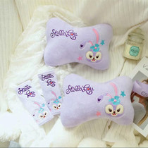 Cute Stars Debra car headrests Neck Pillow Seat Pillows CAR HOLDING BACK CUSHION SEAT BELT PROTECTION SHOULDER STRAP CARTOON