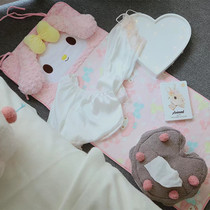 ins cute merletti rug bedroom bedside blanket girl room bed lower plush blanket living room tea table mat