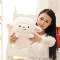 Cartoon Plush Powder Small Goat Warm Hand Treasure Soup Lady Sprint With Hot Water Bag Warm Pot Explosion Proof Warm Hand Bag Student Dorm Room