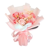 Мыло на день Святого Валентина с розой в составе с экстрактом подсолнечника для друга, подарок на день рождения