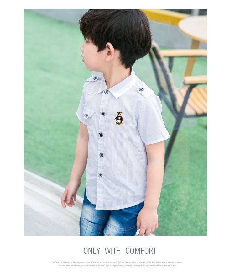 Chemise garcon à manche longue - Ref 2079514 Image 42