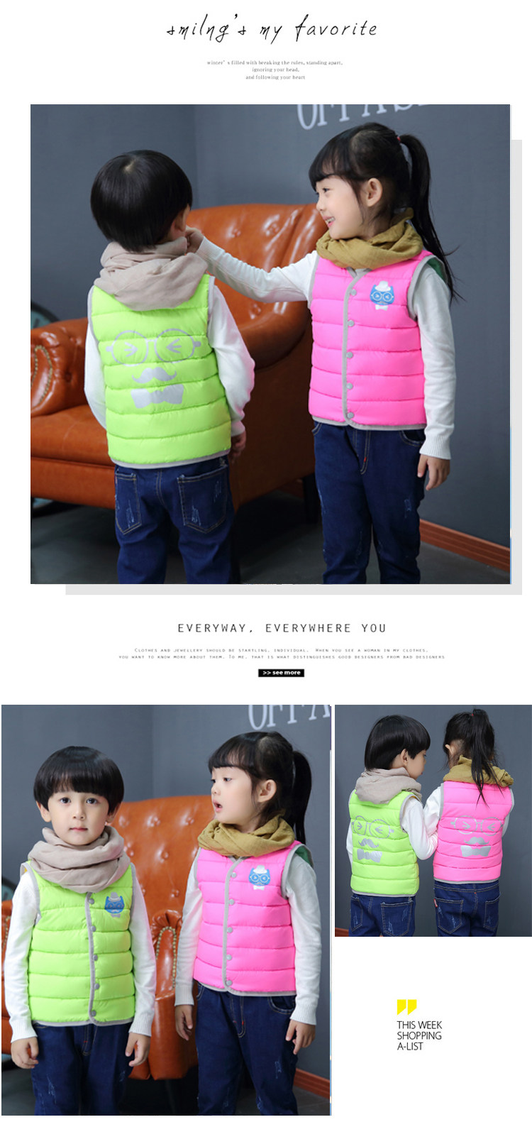 Gilet enfant en polyester - Ref 2068573 Image 14
