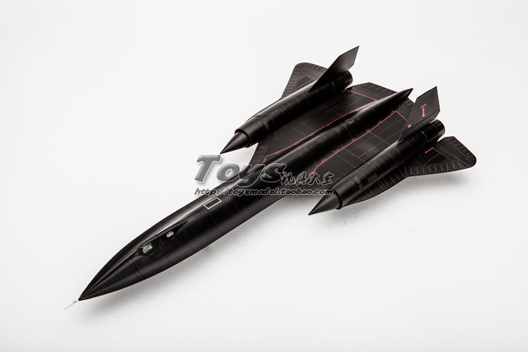 1:72 hợp kim Mỹ Lockheed SR-71 máy bay trinh sát tĩnh Bộ sưu tập mô hình đồ chơi chim đen do choi tre em