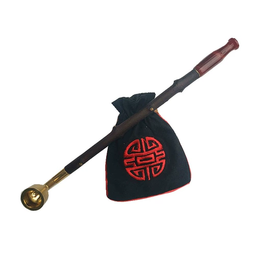 Праздничный деревянный дым мешок горшок с старой в стиле бронзовой дым для дымового куряка горшок для дымового куряка дымовой пистолет засухой мешок для дыма мешок для дыма рта рот сигарета ведро