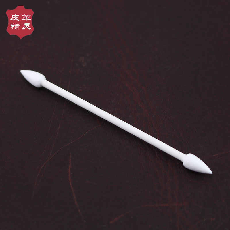 Japan SANYO import pointed cotton stick leather tool upper oil glue alcohol dye leather edge treatment