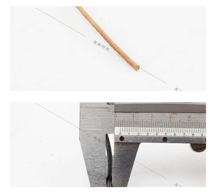 Vòng chân vòng tay da phụ kiện nghệ thuật đầu lớp 3.0mm dây da tròn DIY handmade trang sức chất liệu phụ kiện - Vòng chân vòng chân bạc tây tạng