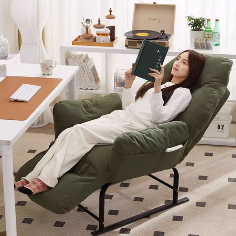 Lazy Recliner Chair for Home Use, Can Be Used for Lying down and Sleeping, Detachable Sofa Chair with Backrest, Computer Chair, Office Folding Chair for Nap Time