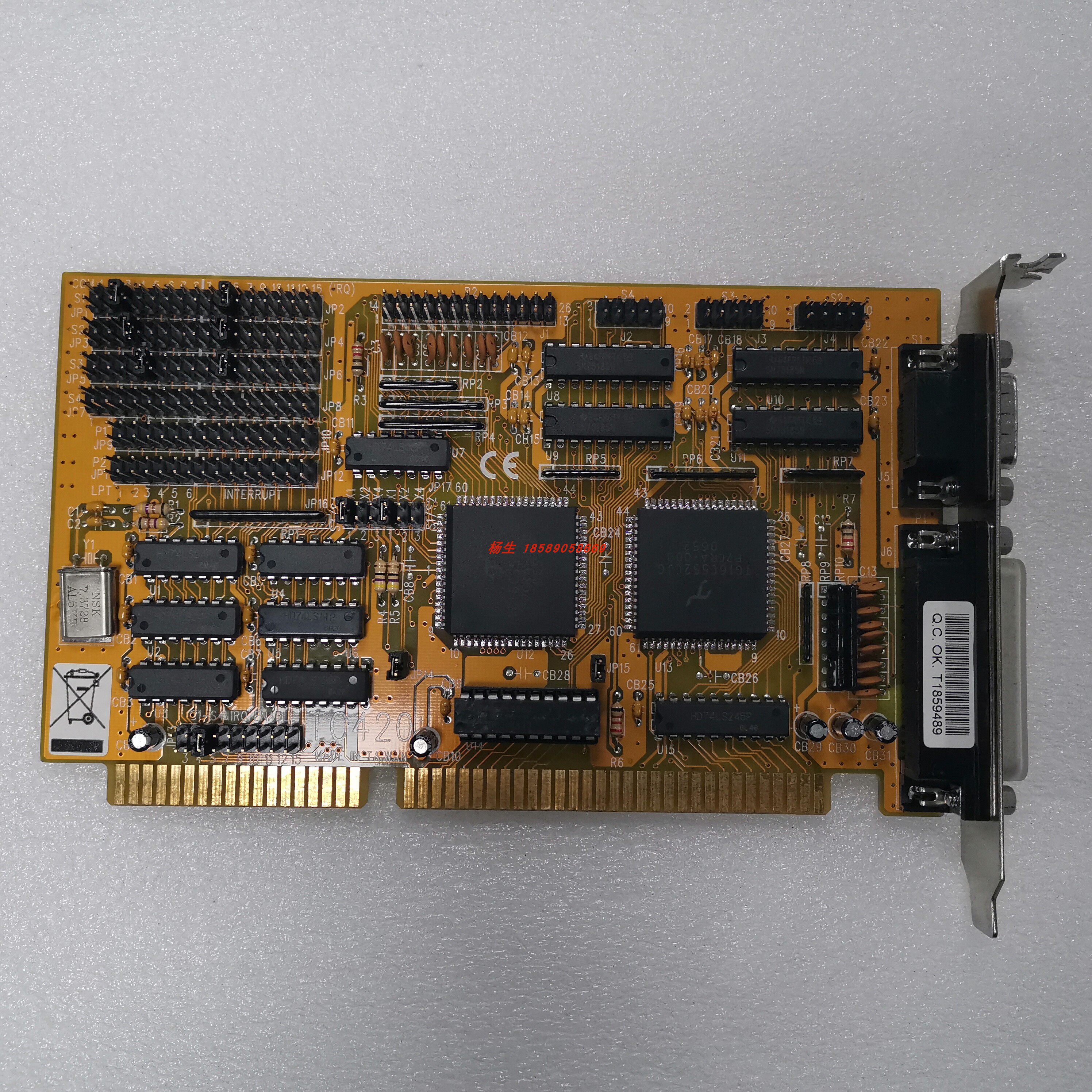 TEN T1 94V-0 94V-0 T1859489 T1859489 ISA COLLECTION CARD SPOT