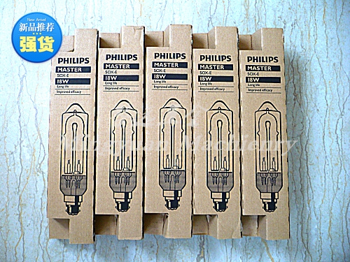 New Spot Import Philips Philips Low Pressure Sodium Lamp 18W SOX-E BY22d Low Pressure Sodium Lamp