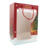 Apple, рождественская льняная сумка, упаковка, подарок на день рождения