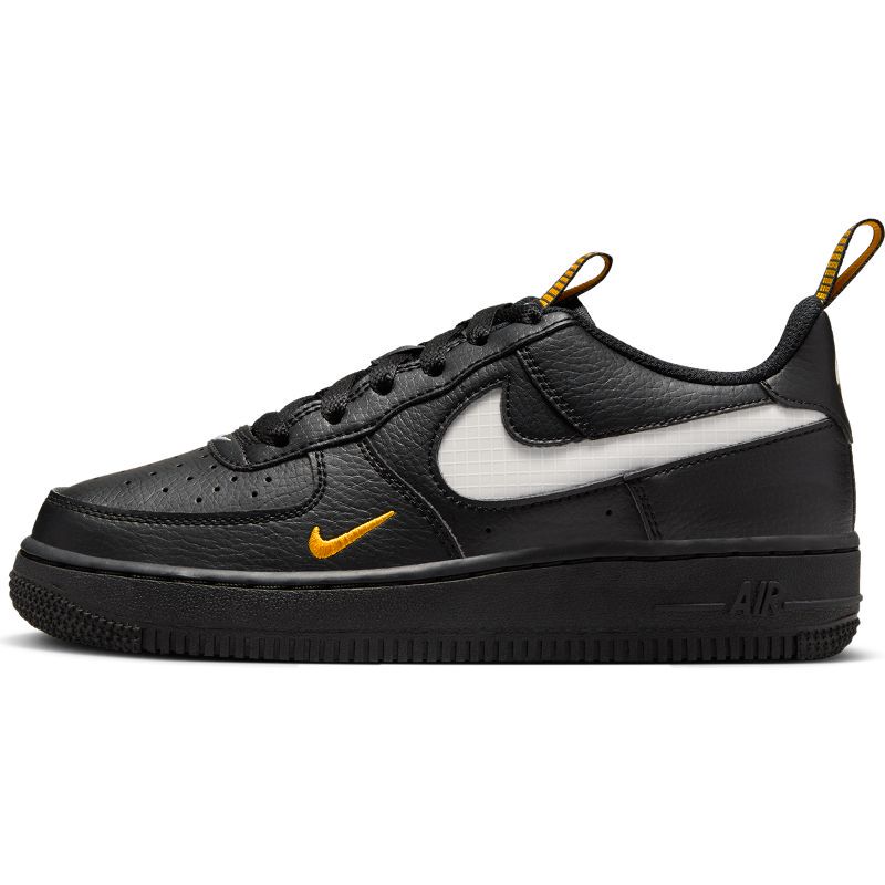 Nike Air Force 1 Black Gs Sports Casual Low-Top Sneakers Hf0095-001 Nike Air Force 1 Black Gs Sports Casual Low-Top Sneakers Hf0095-001