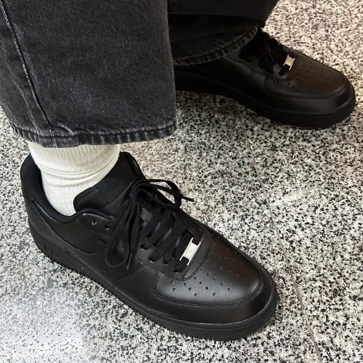 Nike Air Force 1 Af1 Nike Air Force One Men's Black Warrior Low-Top Sneakers 315122-001