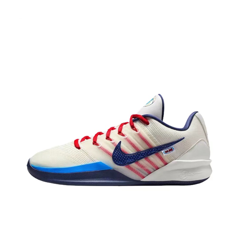Nike Sabrina 3 White Blue Red Women's Sports and Casual Basketball Shoes Ih1125-100 Nike Sabrina 3 White Blue Red Women's Sports and Casual Basketball Shoes Ih1125-100