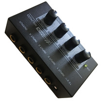4-way microphone extender microphone mixer 6 5MM multi-channel microphone distributor multi-channel microphone extender