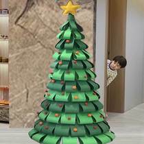 2023 new large cardboard Christmas tree diy material Christmas childrens handmade creative home ornaments decoration