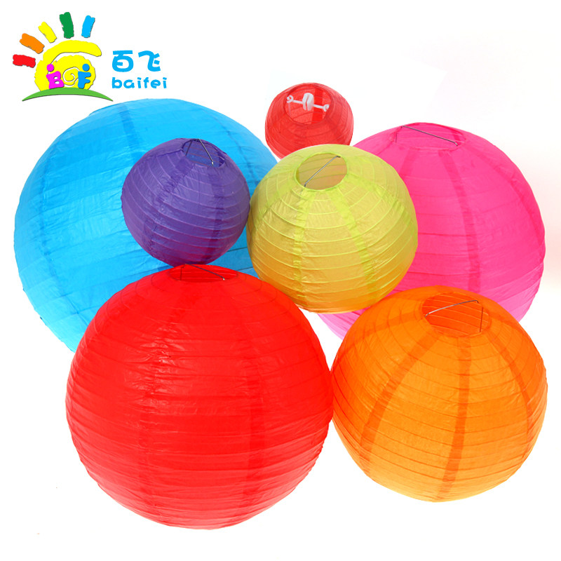 Mid Autumn Festival Children painting diy White lantern Handmade Spring Festival Paper Lantern blank lampshade kindergarten Material Pack