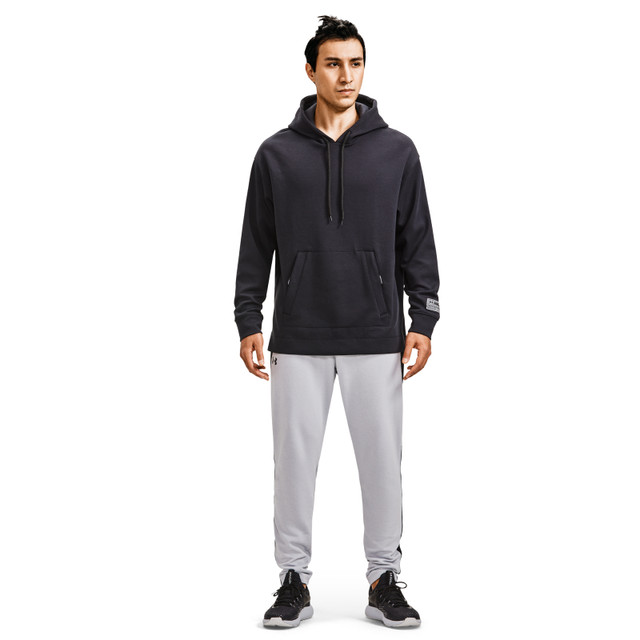 Under Armour official UASummit men's knitted loose solid color hooded training sweatshirt 1377173