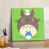 DIY Цифровой цвет масла живопись аниме -карта детей