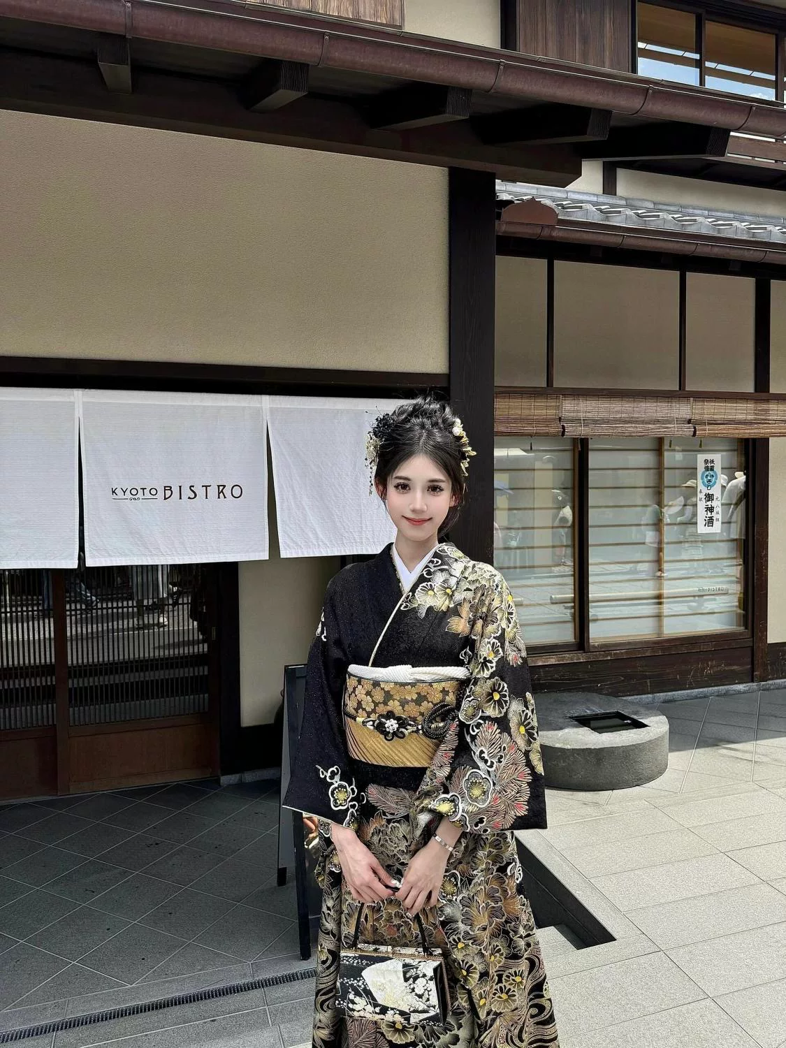 Japanese black bathrobe, set, wide color palette