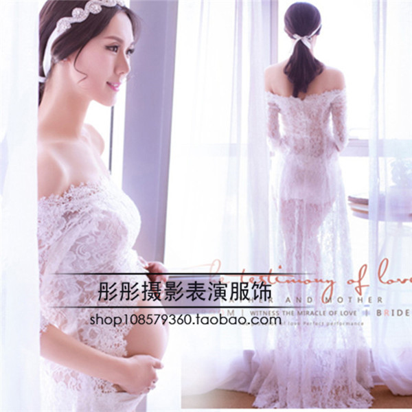Phiên bản tiếng Hàn mới của studio áo bà bầu 2017 phụ nữ mang thai ảnh quần áo bà bầu ảnh quần áo mang thai chụp ảnh chủ đề váy bầu suông đẹp