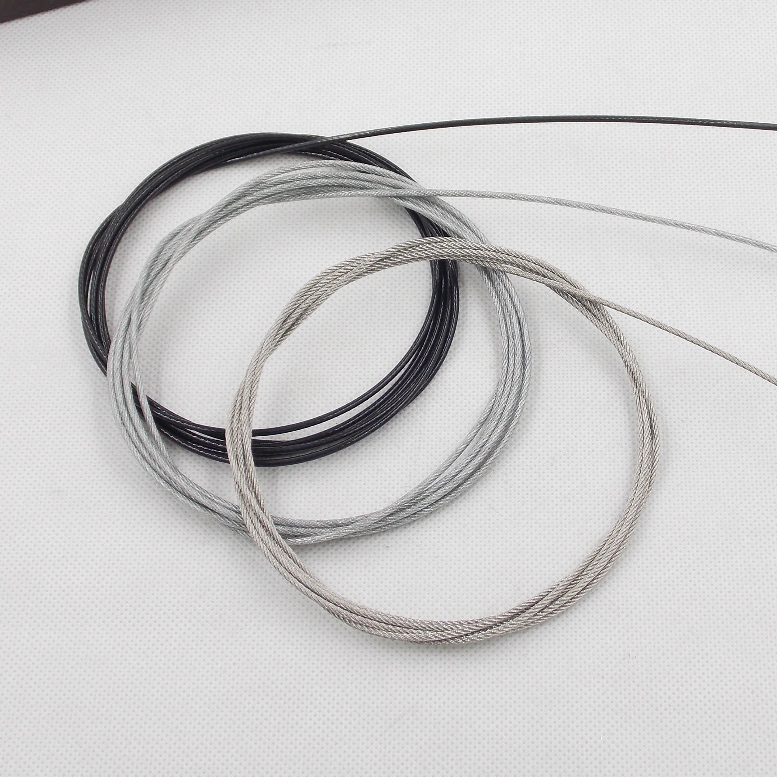 304 stainless steel wire rope clothesline window lanyard 7*7 plastic-coated plastic black balcony wire rope 1-5mm