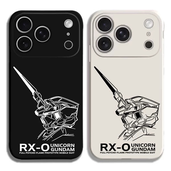 Gundam Uc Unicorn Phone Case Suitable for iPhone 18 Pro Max Silicone Vivo X500 Apple 14 Xiaomi 17 Redmi K100 Huawei Mate 90 Oppo Oneplus 16 Samsung Mobile Suit