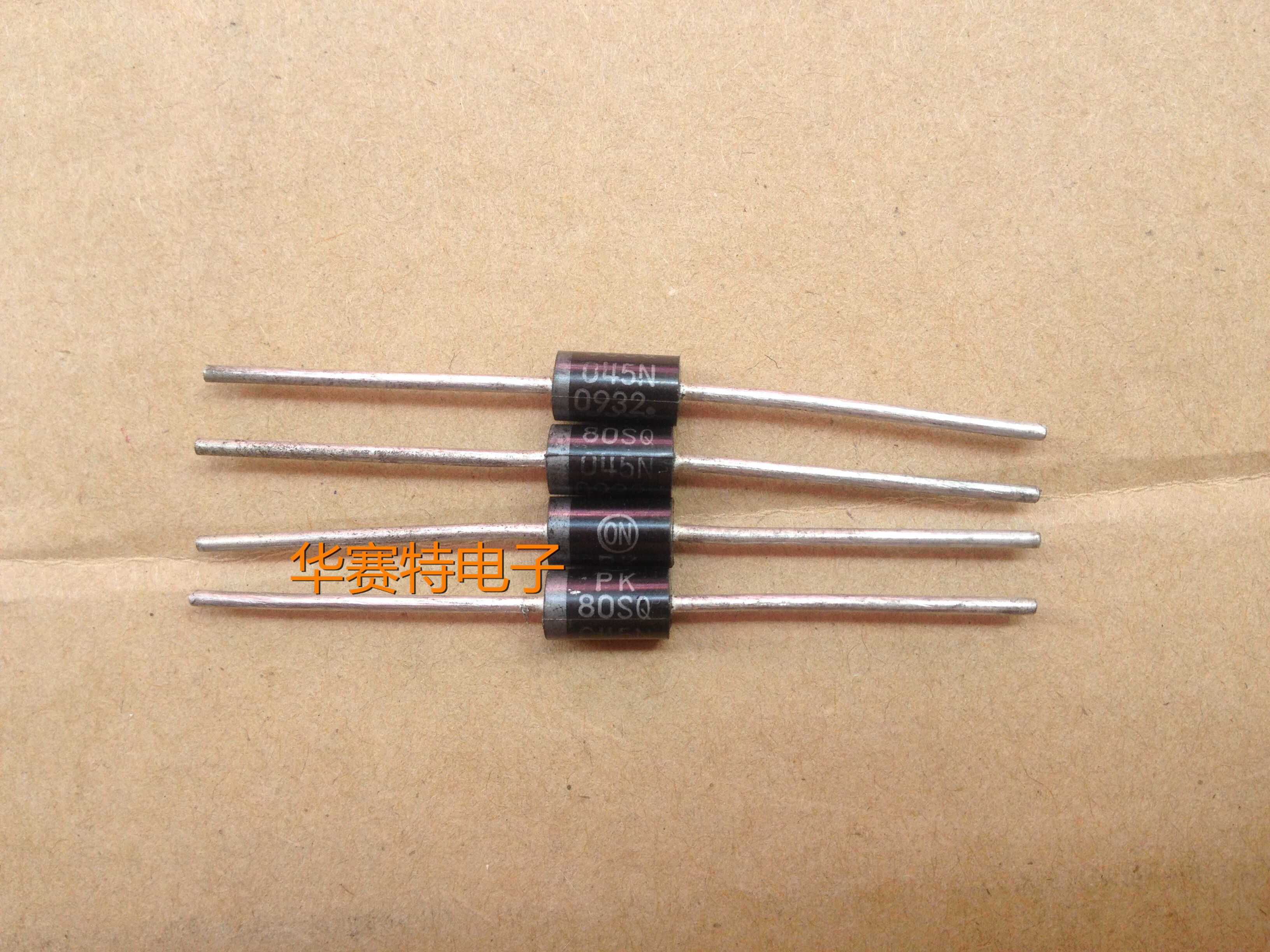 Brand new imported original dress 80SQ045N Ansenmei ON DO-201AD Schottky diode 8A 45V