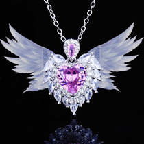 Childrens necklace gem crystal diamond girl necklace princess jewelry little girl wears pendant childrens jewelry toys