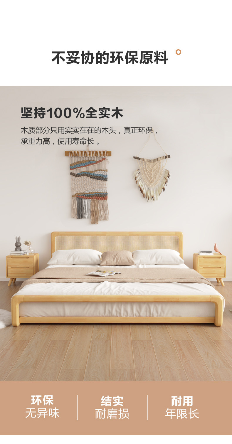 床架榻榻米床實木藤編雙人床地臺床矮床落地床日式床架地板床踏踏米床鐵架床 Yahoo奇摩拍賣