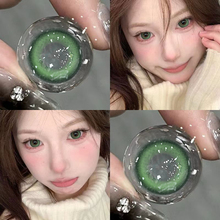 Зеленые цветные контактные линзы фото