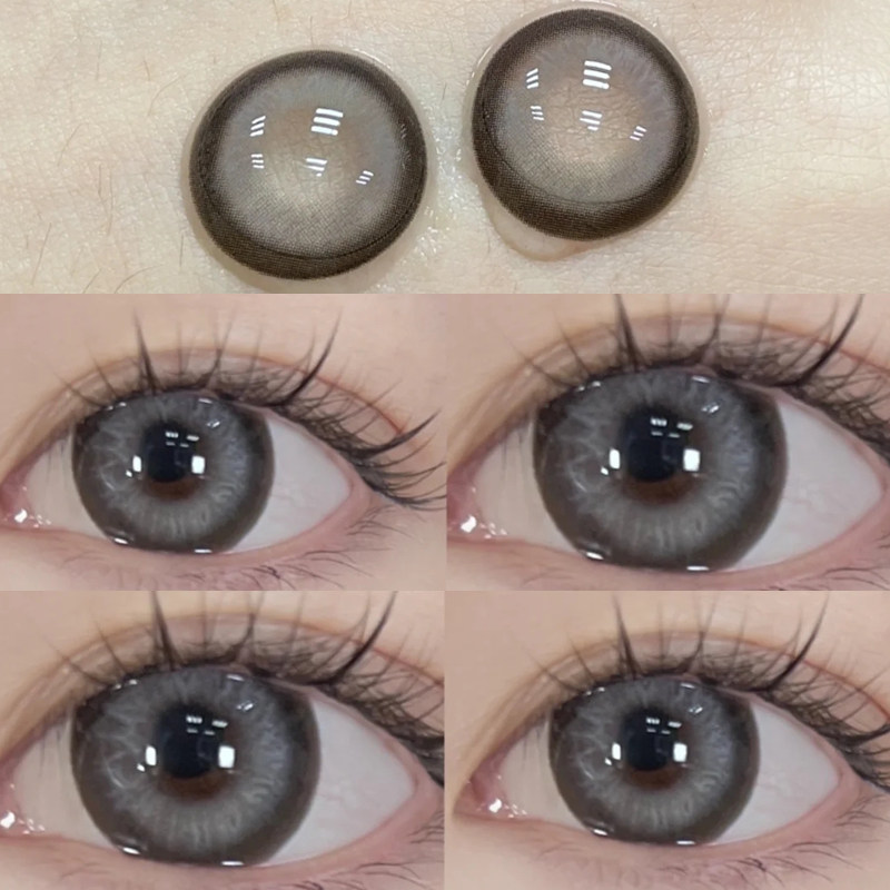 Beauty contact lenses female annual disposable official website European and American mixed-race small diameter half-year disposable daily disposable contact lenses Karefu male JL