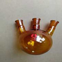 Three-mouth flask 125000ml round bottom straight oblique multi-neck reaction distillation high temperature thick light experiment brown tea color
