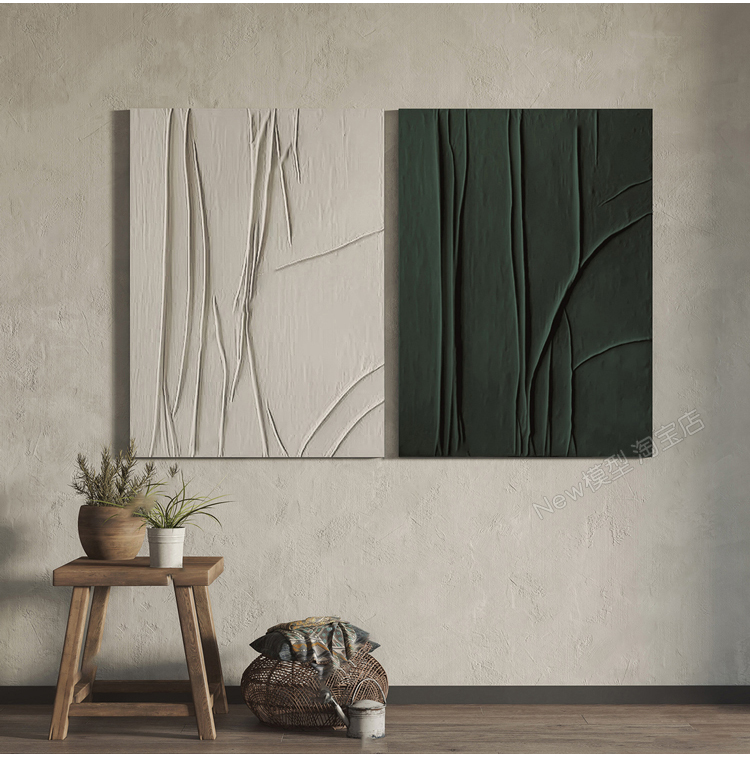 图片[75]-抽象动物装饰画3dmax单体挂画现代中式画板摆件3d模型 库设计素材-cg男孩