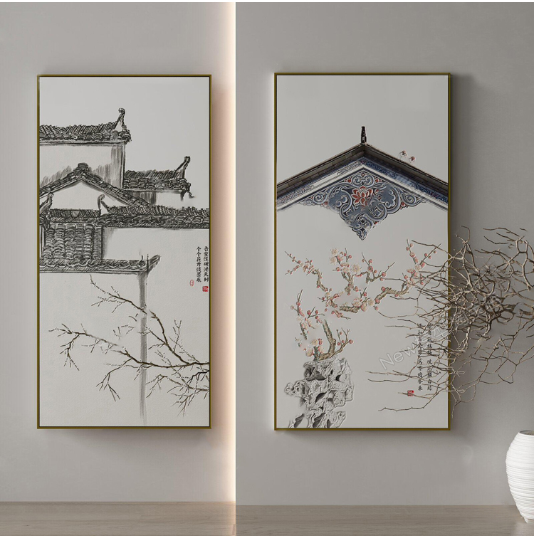 图片[45]-抽象动物装饰画3dmax单体挂画现代中式画板摆件3d模型 库设计素材-cg男孩