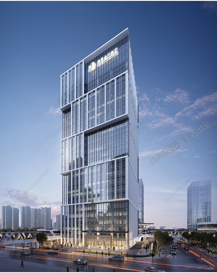 图片[26]-办公楼高层写字楼商业外观综合体大楼产业园公寓建筑3D模型3dmax-cg男孩
