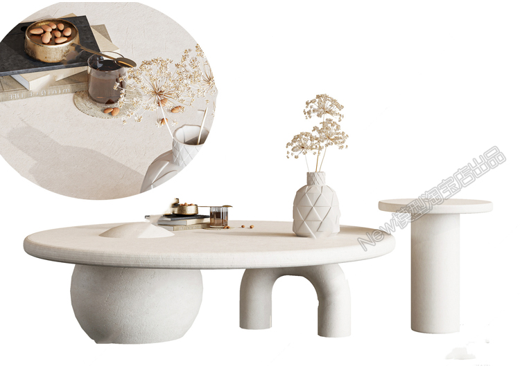 图片[26]-茶几边几3d模型现代轻奢港式金属子母室内软装组合单体3dmax素材-cg男孩