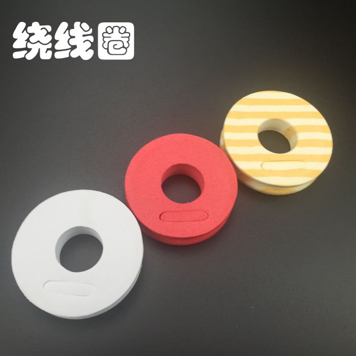 Main line circle foam winding shaft wood grain main line shaft winding coil winding wire plate large spool main line plate main line shaft