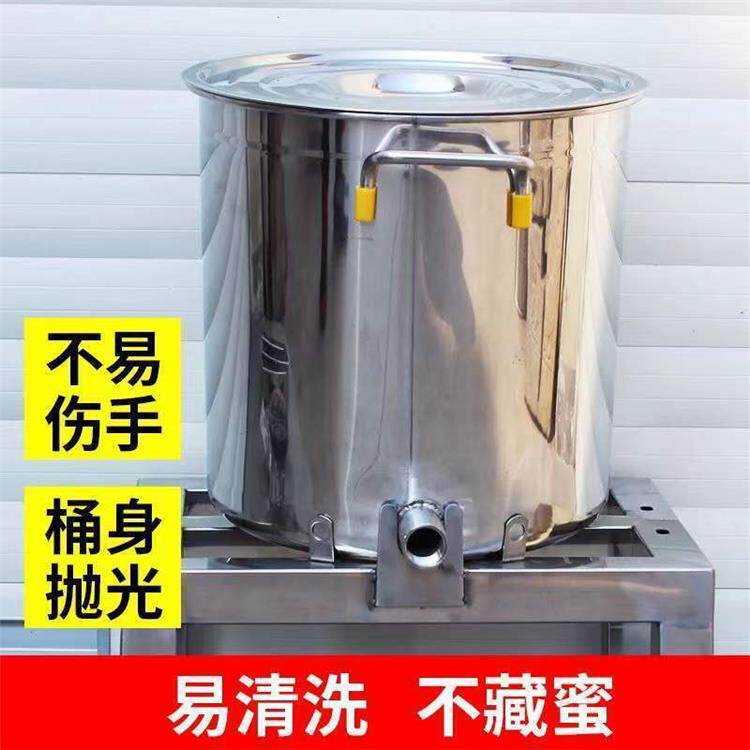 Мед экстрактор 不锈钢压蜜机榨蜡机小型家用土蜂蜜压榨机中蜂过滤网眼榨汁打糖机