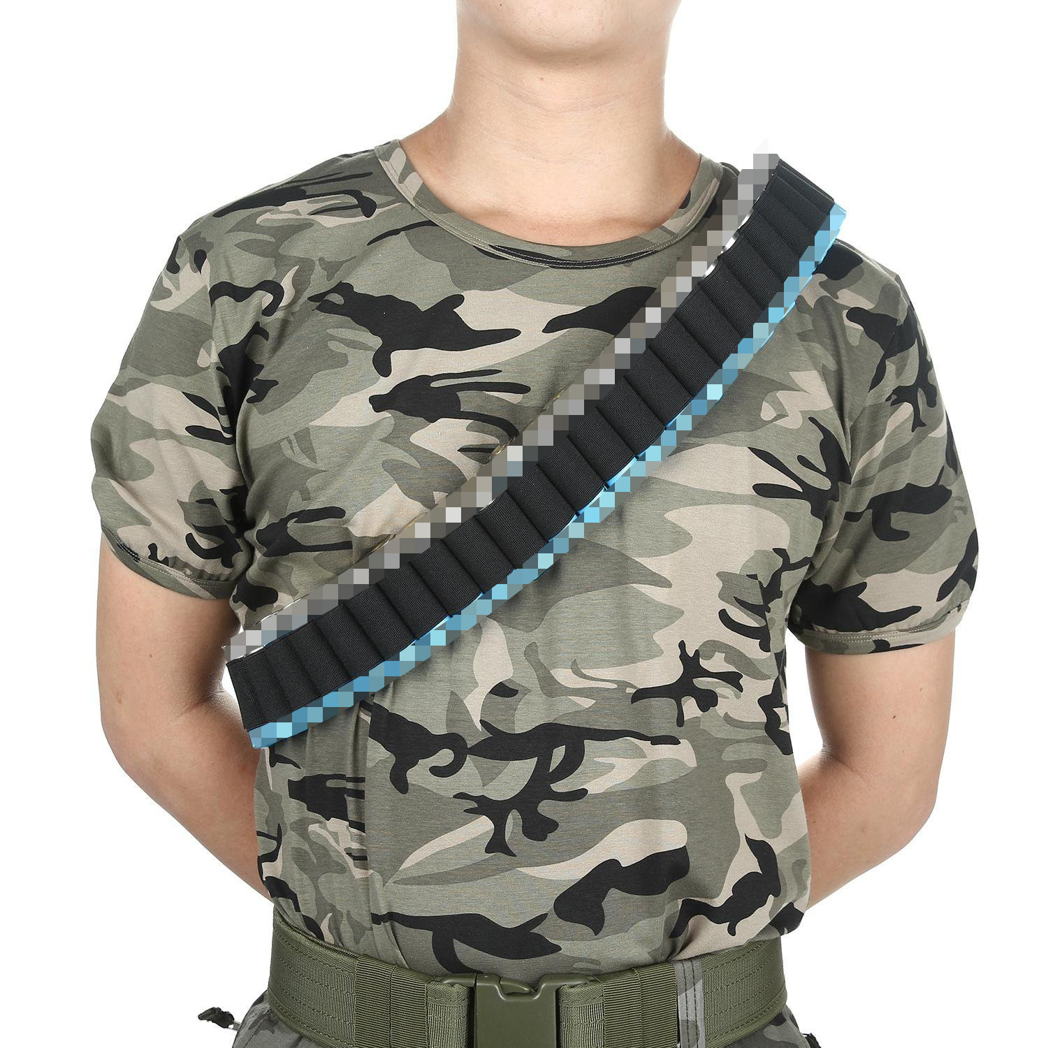 OUTDOOR TACTICS 12G LOOSE Bullets With Portable Skew-Hanging Belt Hunting Loose Bomb Shelter With M870 Cuddling Bag