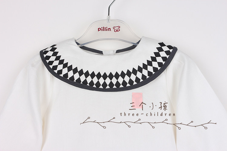 Chemise fille à manche longue en coton - Ref 2084901 Image 10