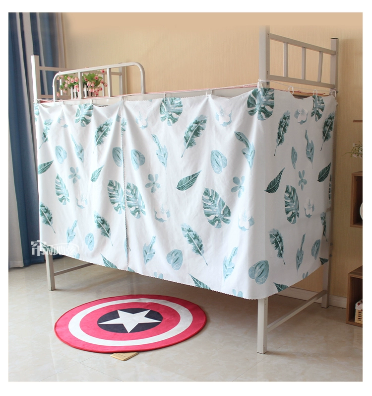 Khăn trải giường bằng vải màn được bao quanh bởi hai mảnh ba cạnh cộng với giường tầng ký túc xá sinh viên hàng đầu 1,2 m 1,5 m giường - Bed Skirts & Valances rèm giường ktx