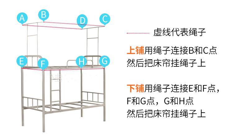 Sinh viên cô gái ký túc xá giường rèm cửa dưới cửa hàng, thông gió, màn rèm cửa, giường đơn, giường Hàn Quốc, giường, giường, giường