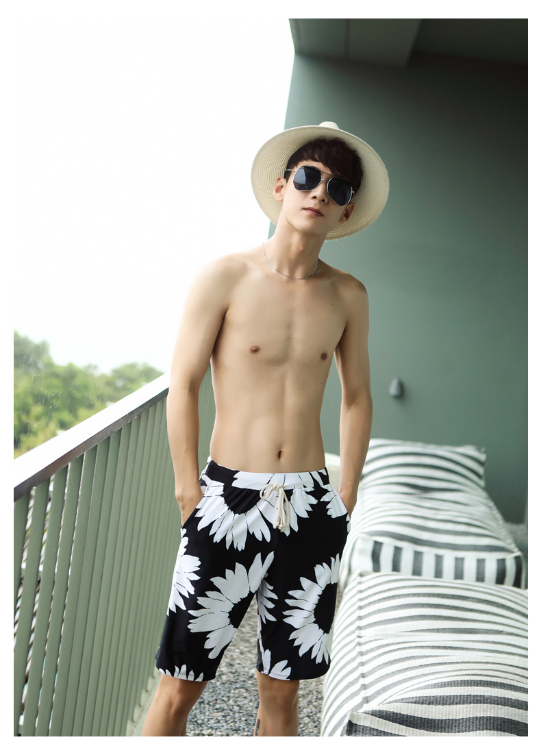 Cặp vợ chồng retro áo tắm phù hợp với bikini một mảnh áo tắm nữ bảo thủ che bụng bãi biển cặp đôi những người yêu thích đồ bơi - Vài đồ bơi đồ đôi đi biển nam nữ