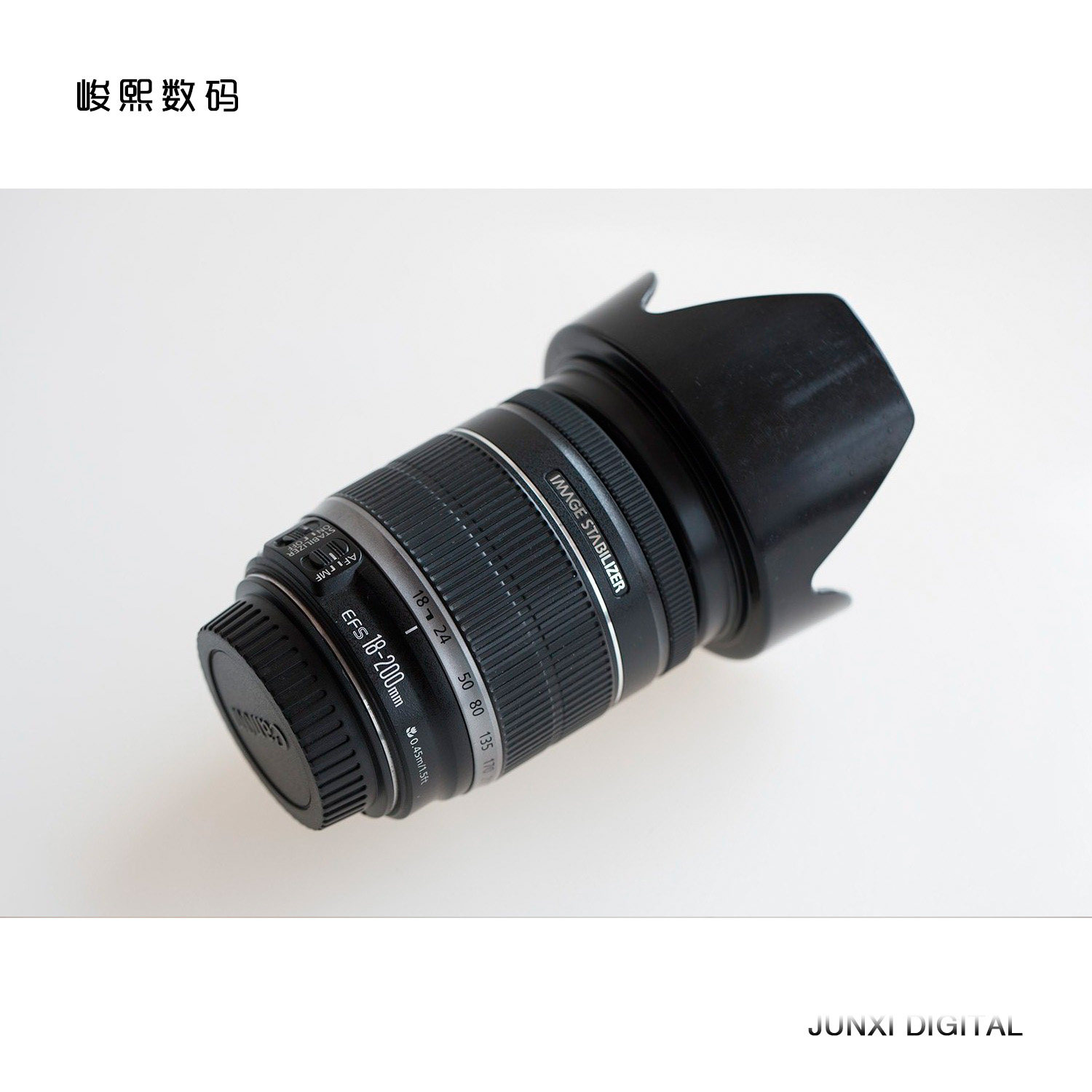 Used Canon EF-S 18-200mm f3 5-5 6 IS half-frame automatic anti-shake zoom wall-mounted air-conditioning lens