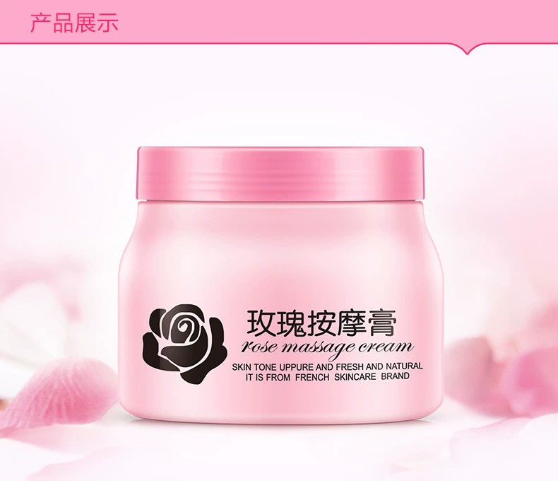 Massage Cream Rose Nuôi dưỡng trẻ hóa da mặt Kem điều trị Kem dưỡng ẩm Beauty Salon Mỹ phẩm chính hãng - Kem massage mặt kem tẩy trang whoo
