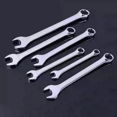 Open plum blossom wrench dual-use auto insurance tool wrench Locomotive electric vehicle repair tool 8-27mm dual-use wrench