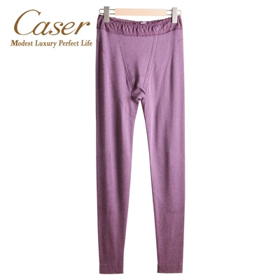 Caesar caser đồ lót phụ nữ quần ấm Xin Xin đầu gối eo bụng đôi modal quần đáy quần quan giu nhiet Quần nóng lên